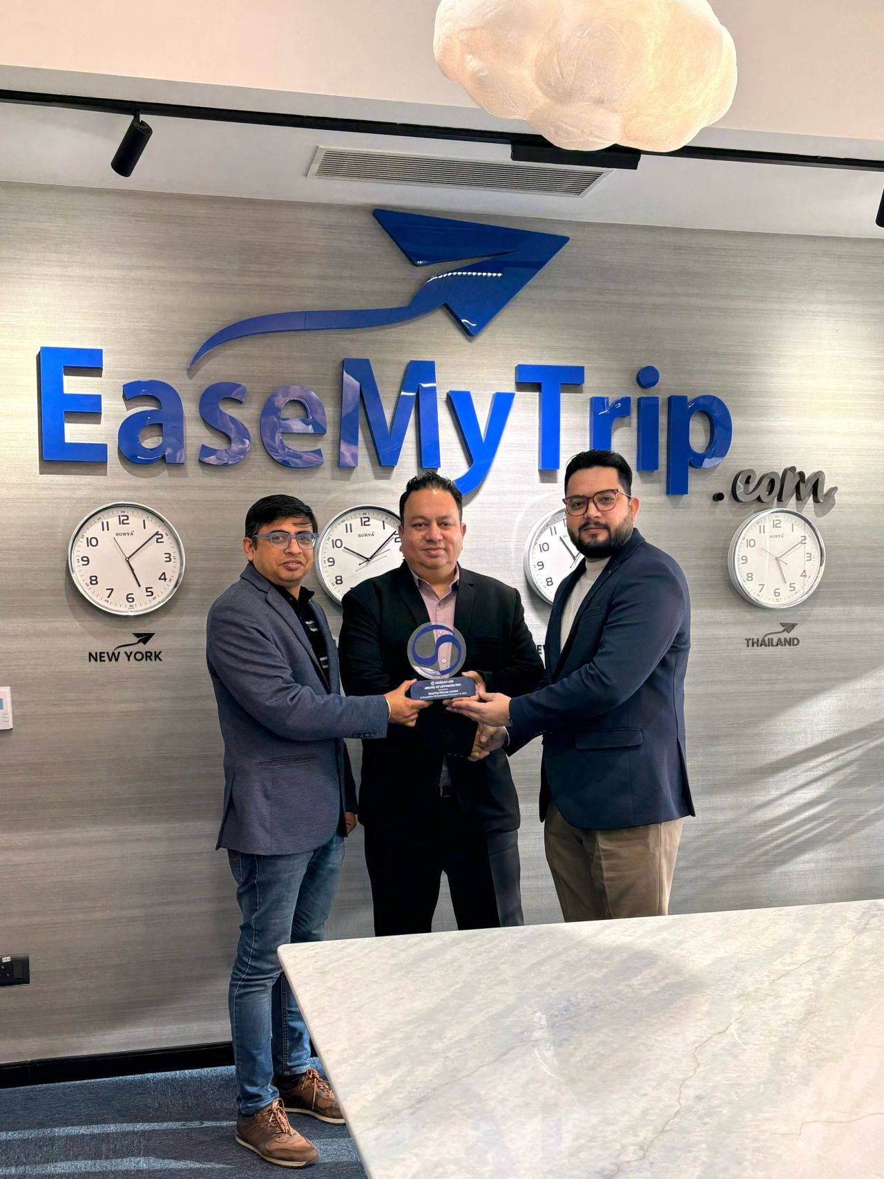 Award from Korean Air 