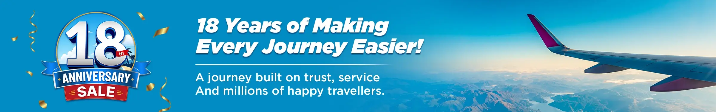 easemytrip 18 years